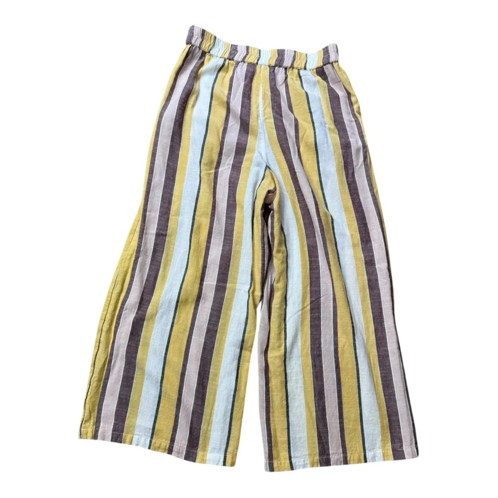 Anthropologie Seafolly Talia Striped Cropped Pants size M - Picture 4 of 11